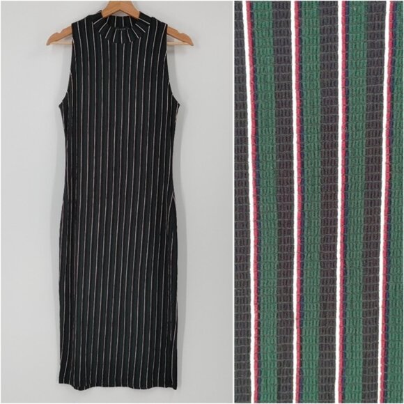 Dynamite Ribbed Stripe Bodycon Dress - Picture 1 of 7